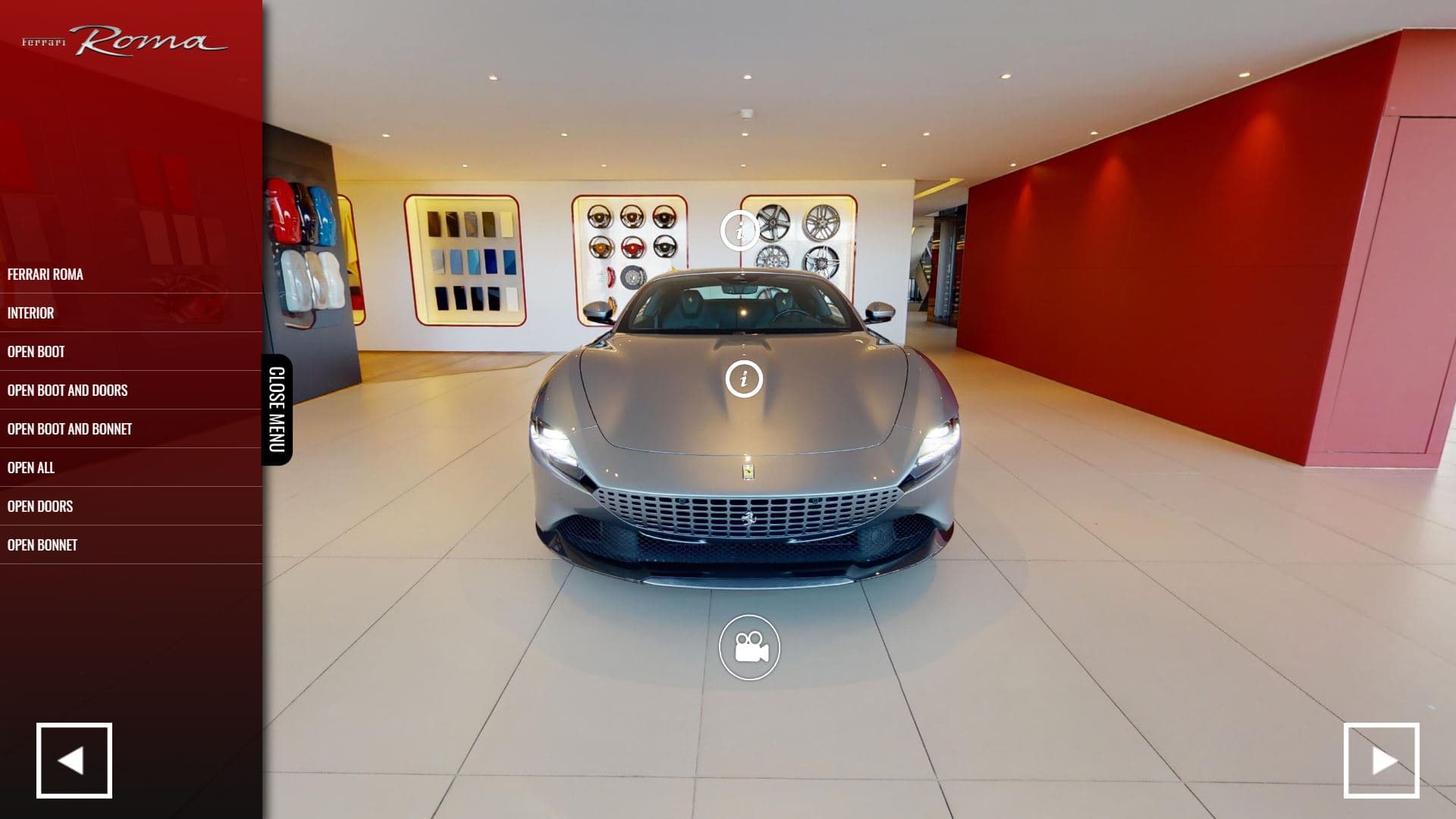 Ferrari Roma Supercar Close-Up