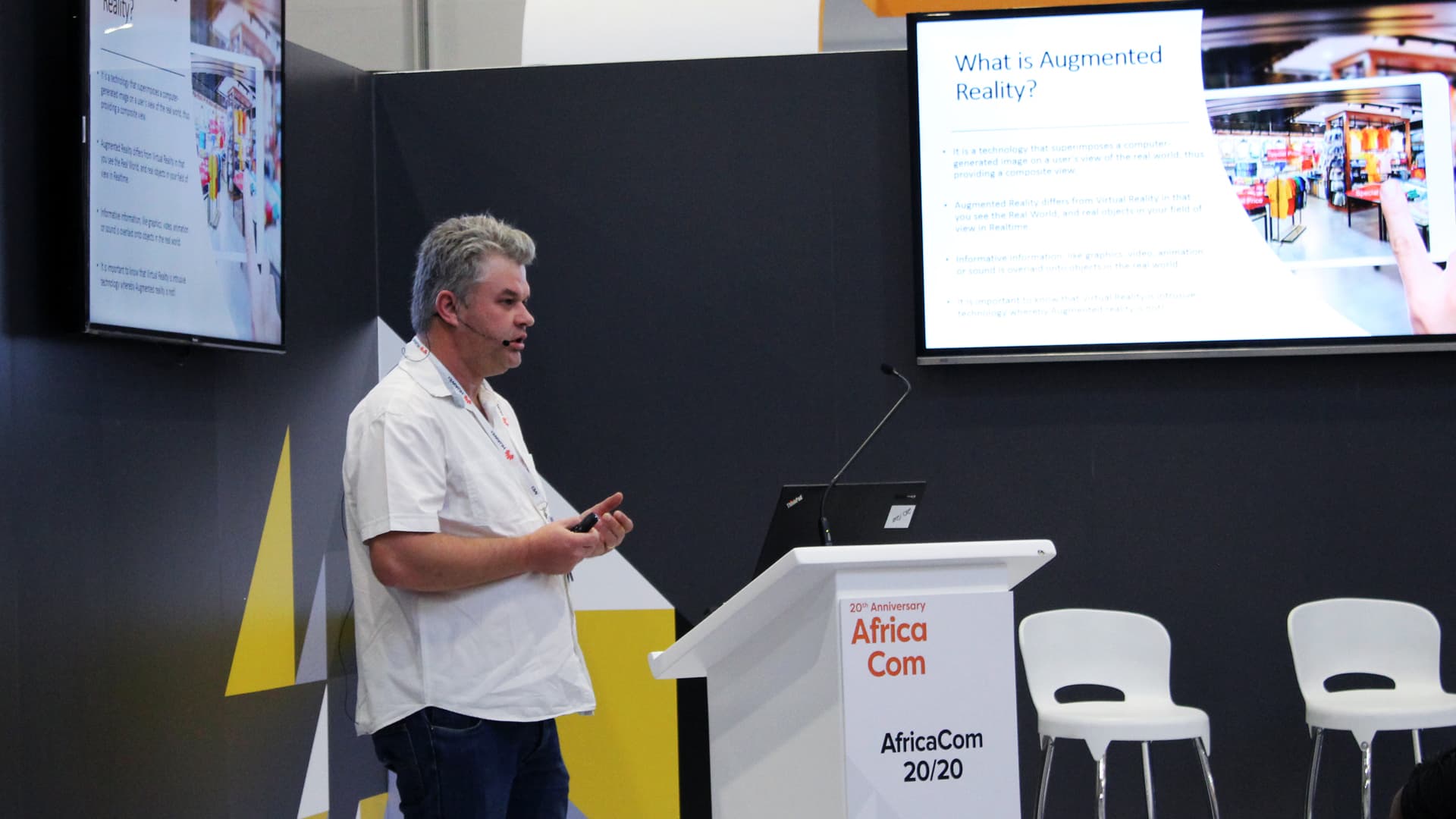 AfricaCom - Speaker Virtual Reality